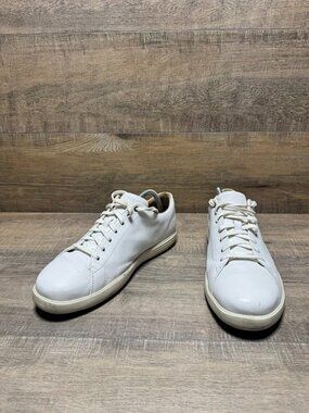 Cole Haan Grand Crosscourt II White Leather Sneakers Men's Size 9